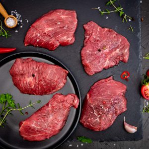 Biefstuk Black Angus per 5 stuks.