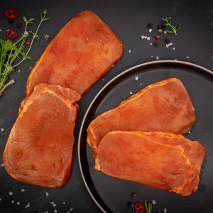 Varkensfiletlapjes per 4 stuks.