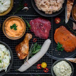 Barbecue pakket compleet Royal- 8 personen - voor € 12,50 per persoon.